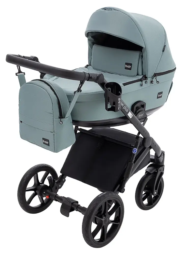 Коляска 2 в 1 Bair Kiwi Plus ECO Soft BKP-028 нефрит